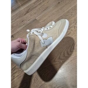 Isabel Marant Beige and White Sneakers